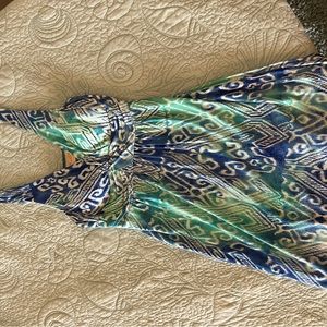 Very cute Santini sundress, built in bra sz M